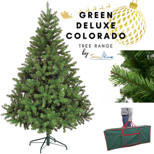 Christmas tree 7ft green bushy - tree,
