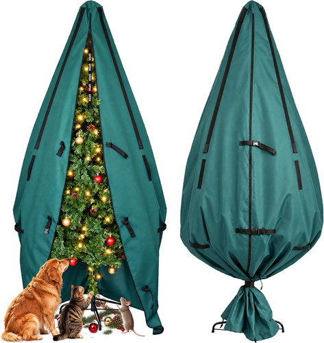 Upright christmas tree storage - tree,