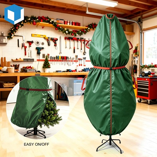 Upright christmas tree - tree, storage